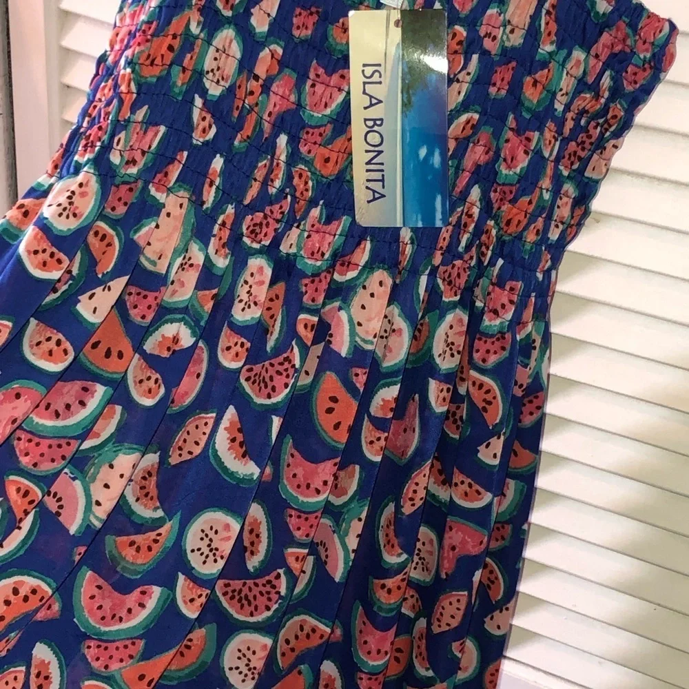 Isla Bonita Watermelon Swim Cover up